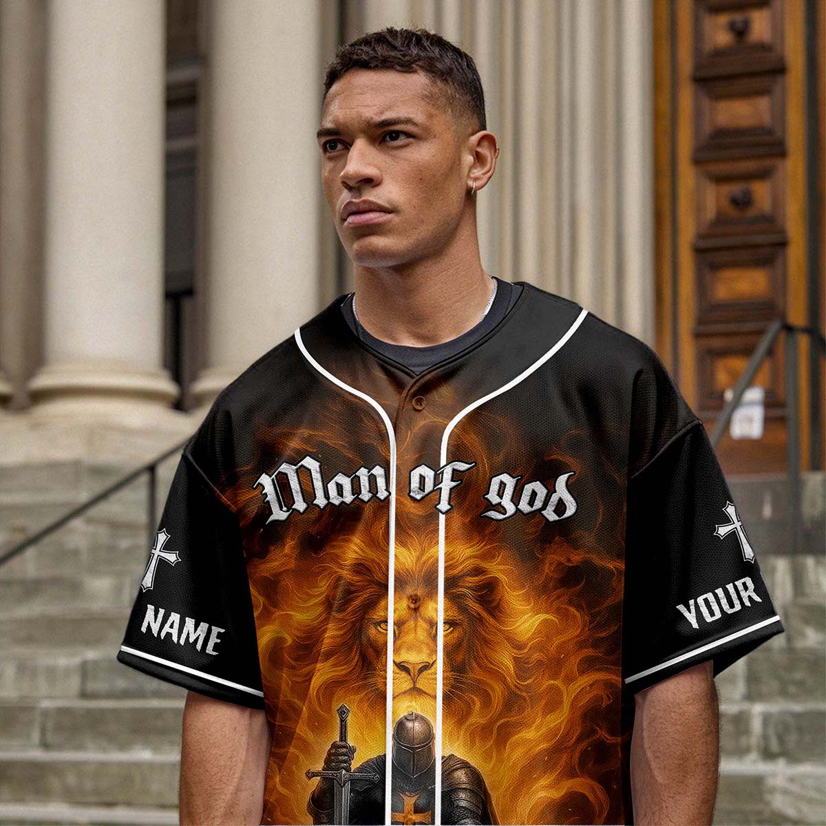 The Giant In Front Of You Custom Name Baseball Jersey