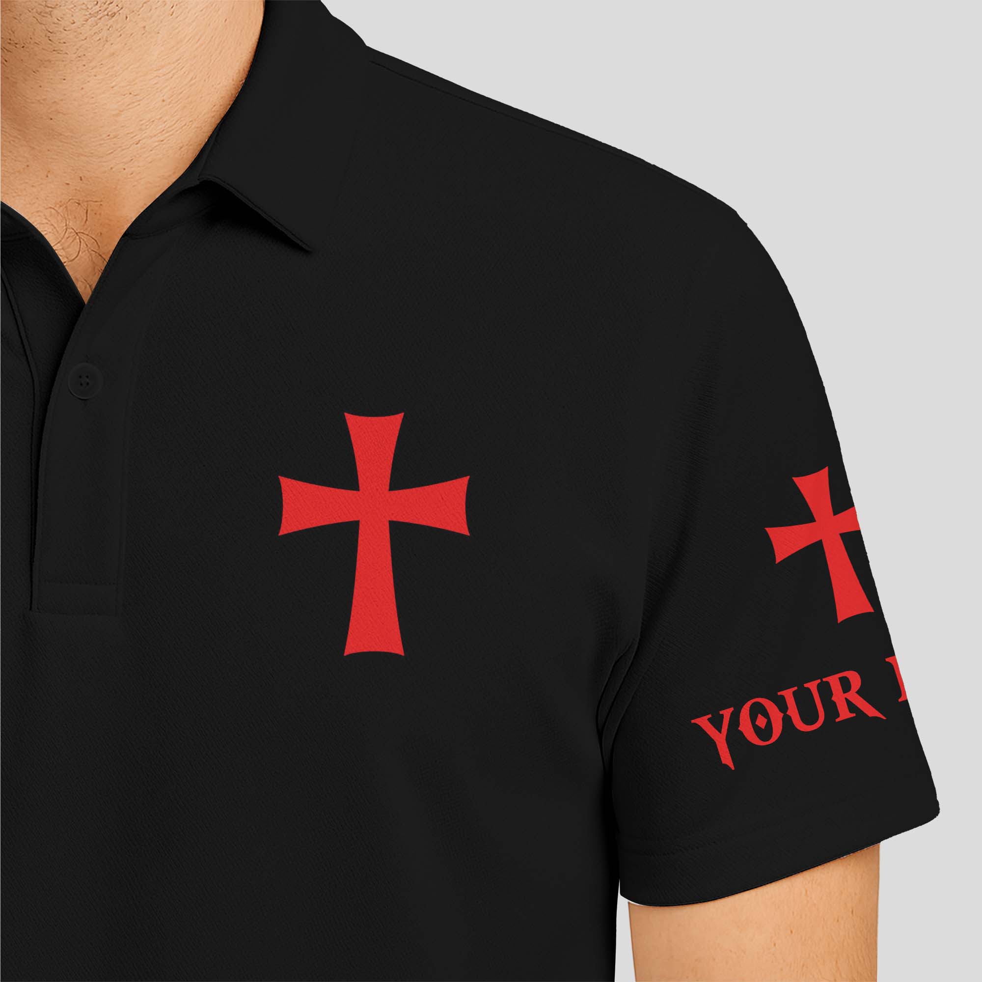 A Warrior Of Christ Polo Shirt