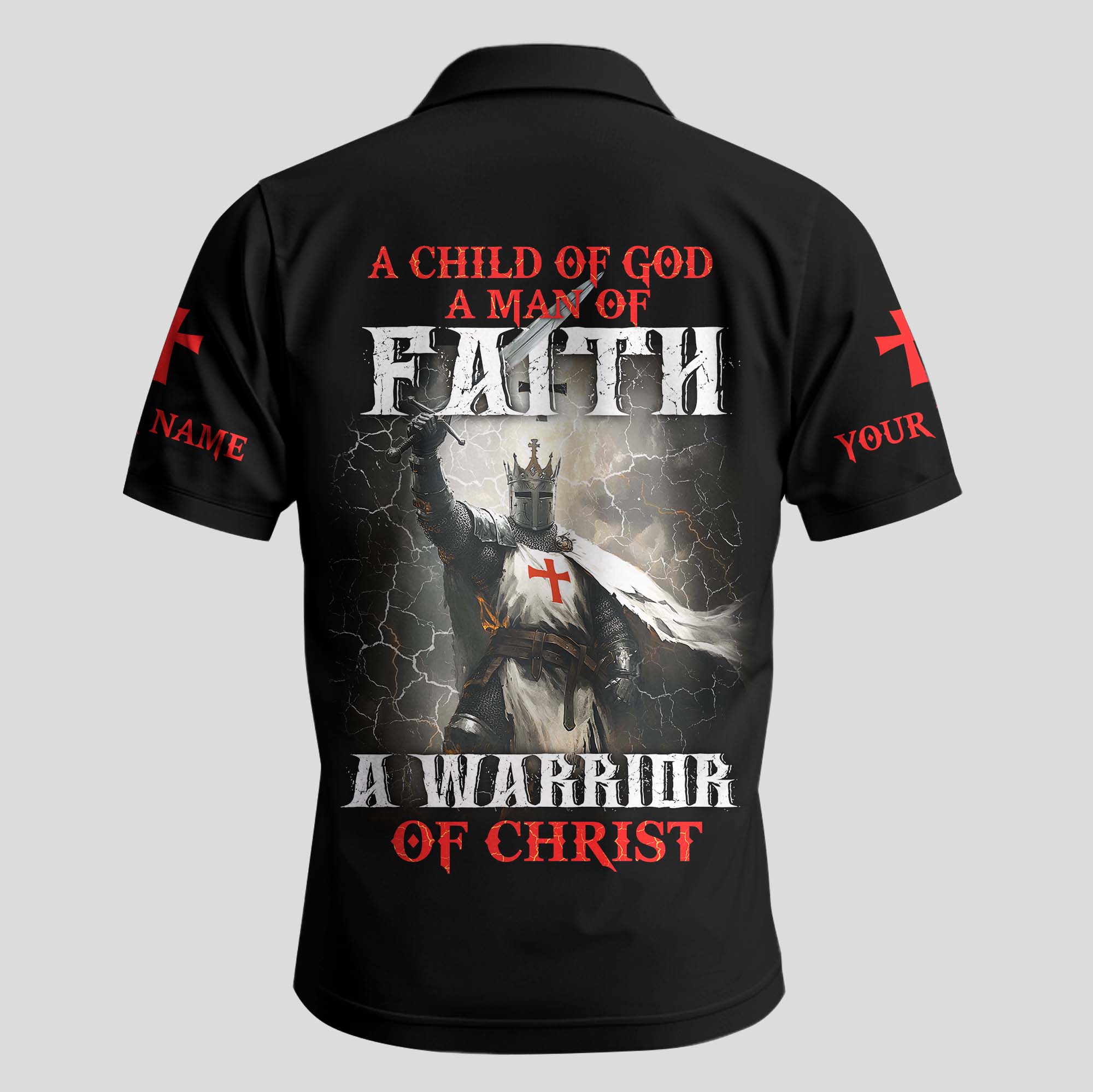 A Warrior Of Christ Polo Shirt