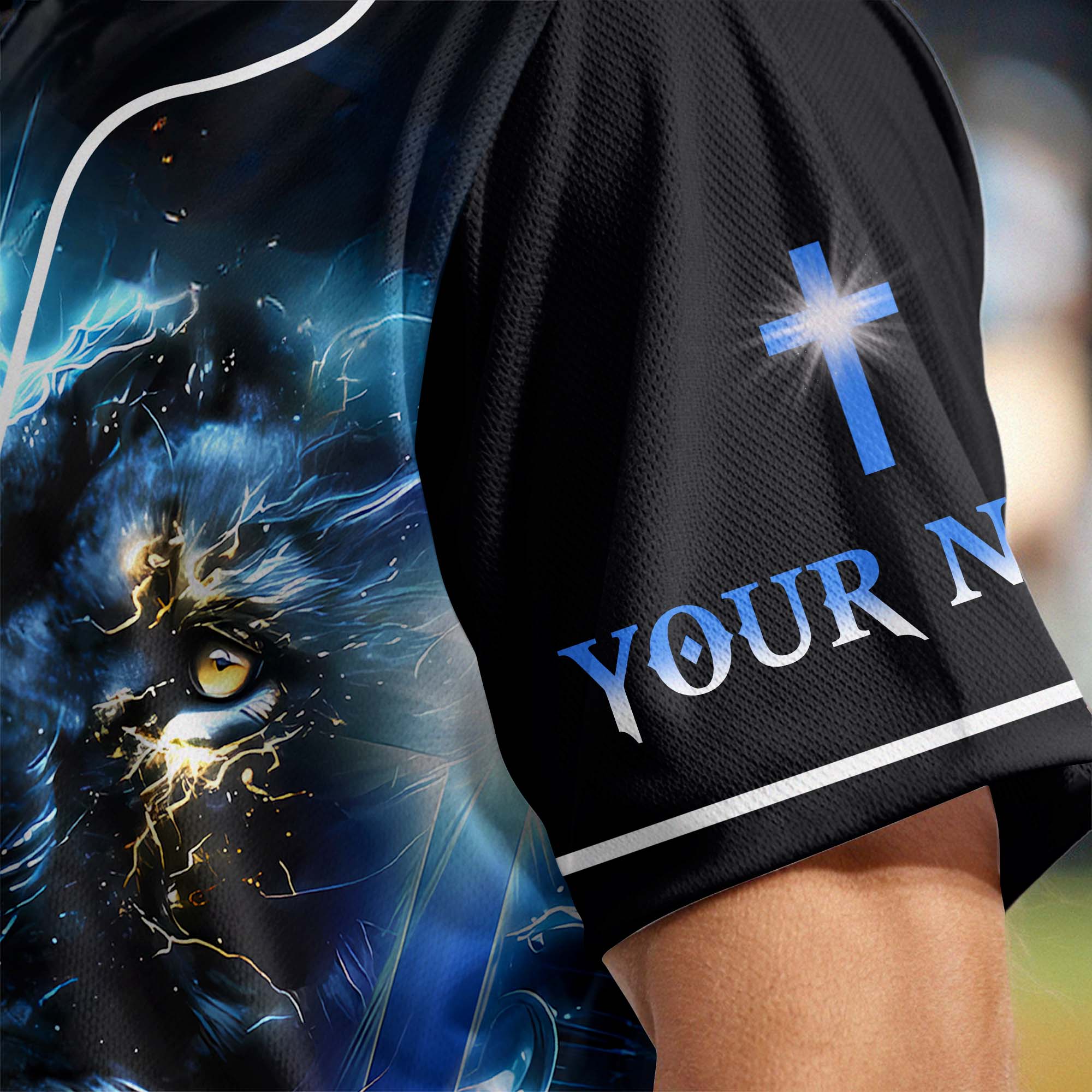 The Power Of God Custom Name Baseball Jersey
