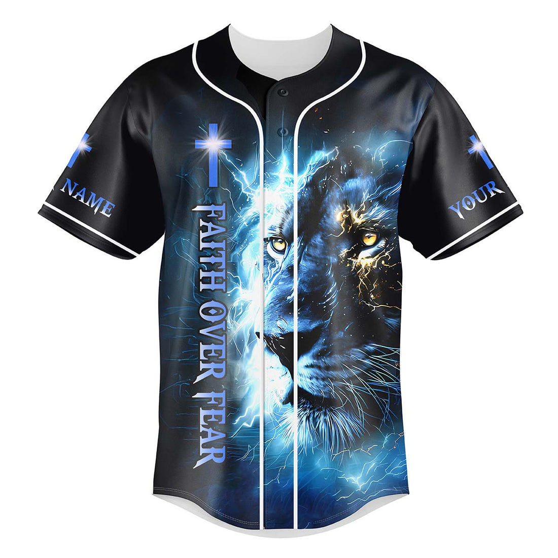 The Power Of God Custom Name Baseball Jersey