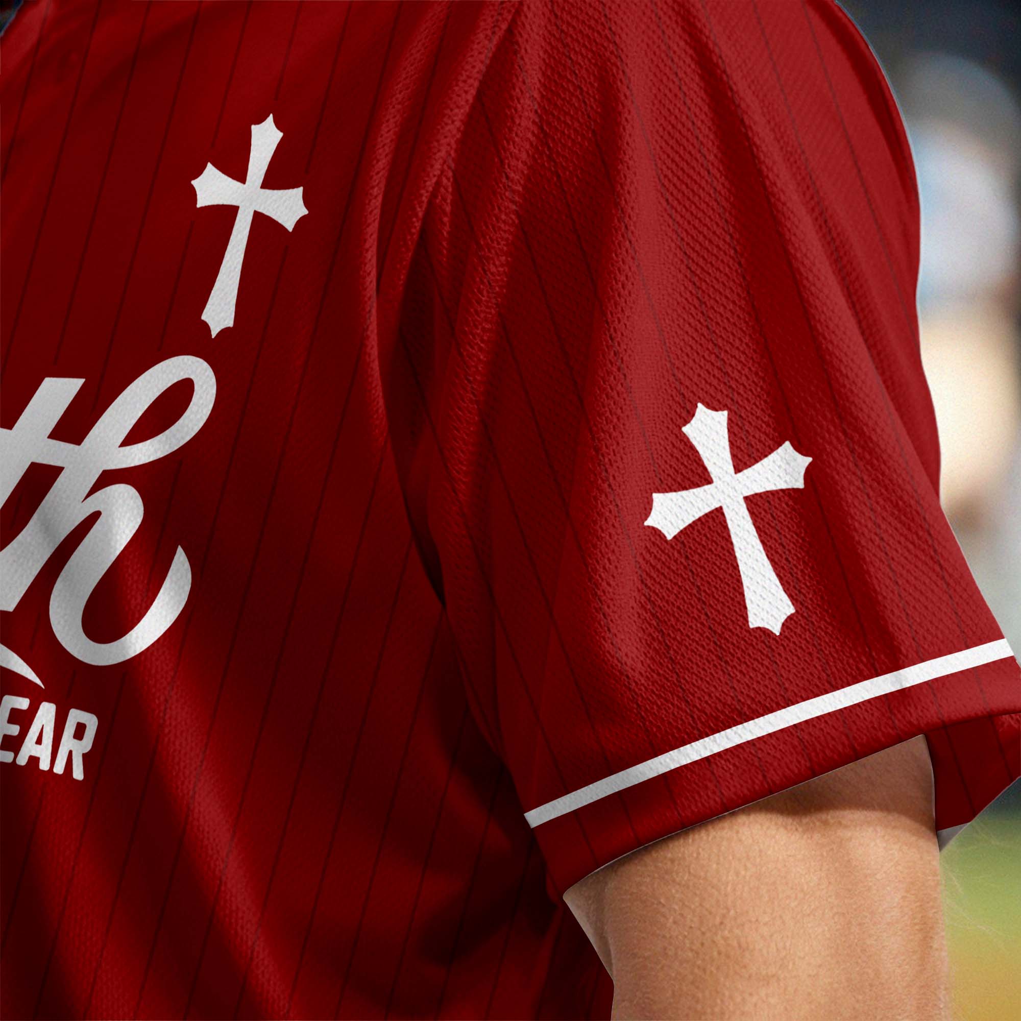 Faith Over Fear Baseball Jersey