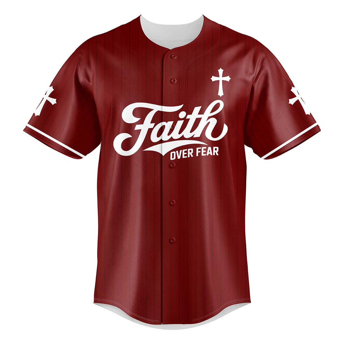 Faith Over Fear Baseball Jersey