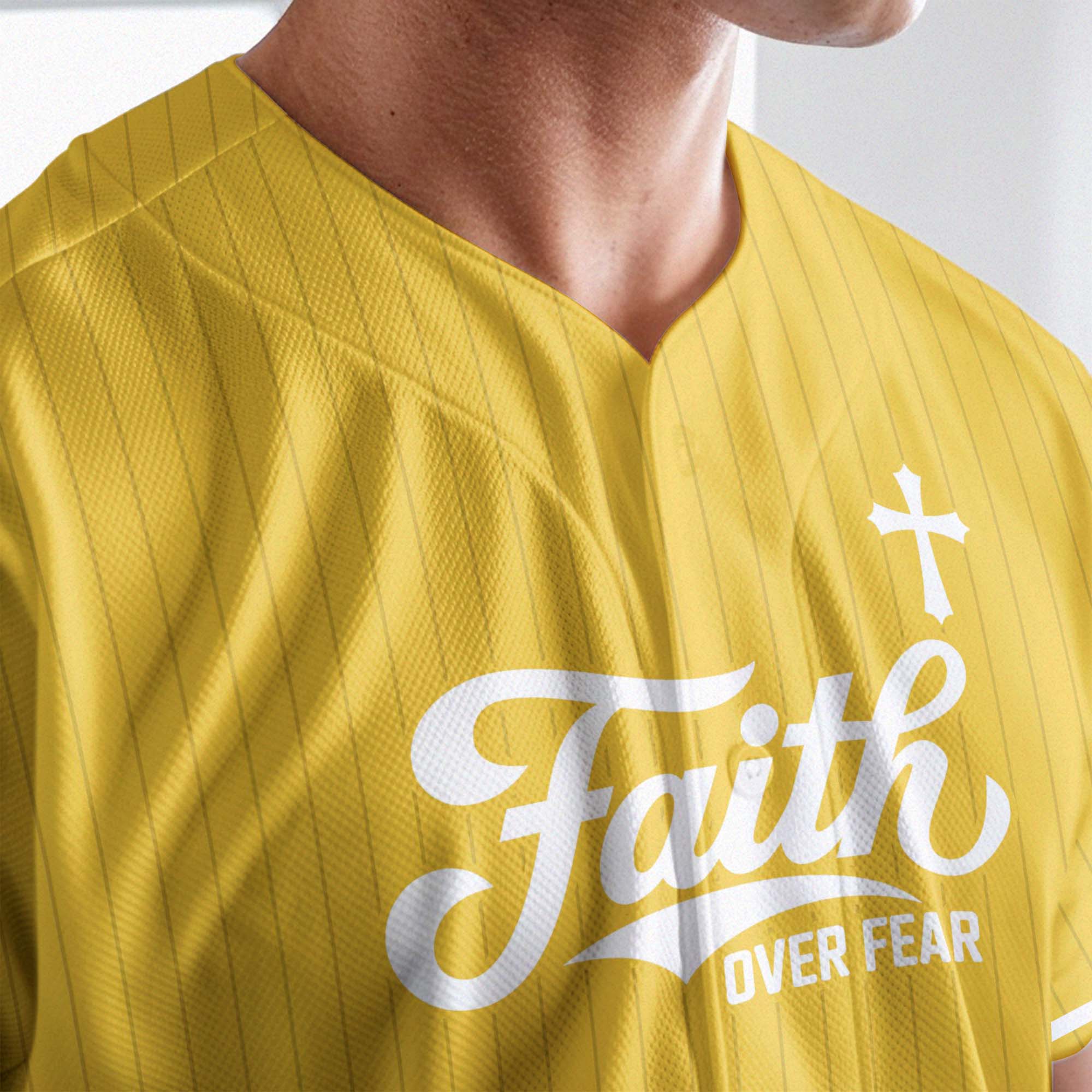 Faith Over Fear Baseball Jersey