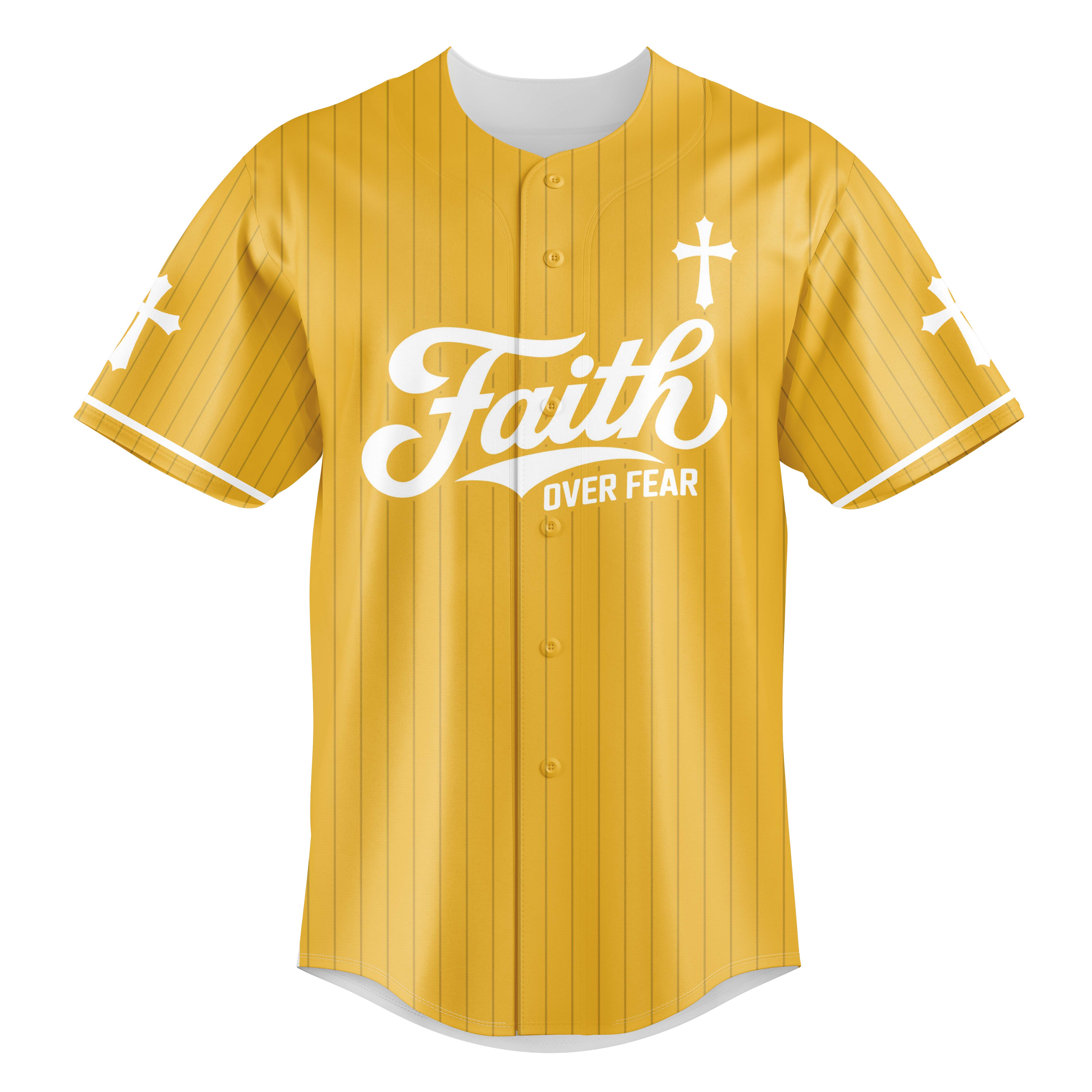 Faith Over Fear Baseball Jersey