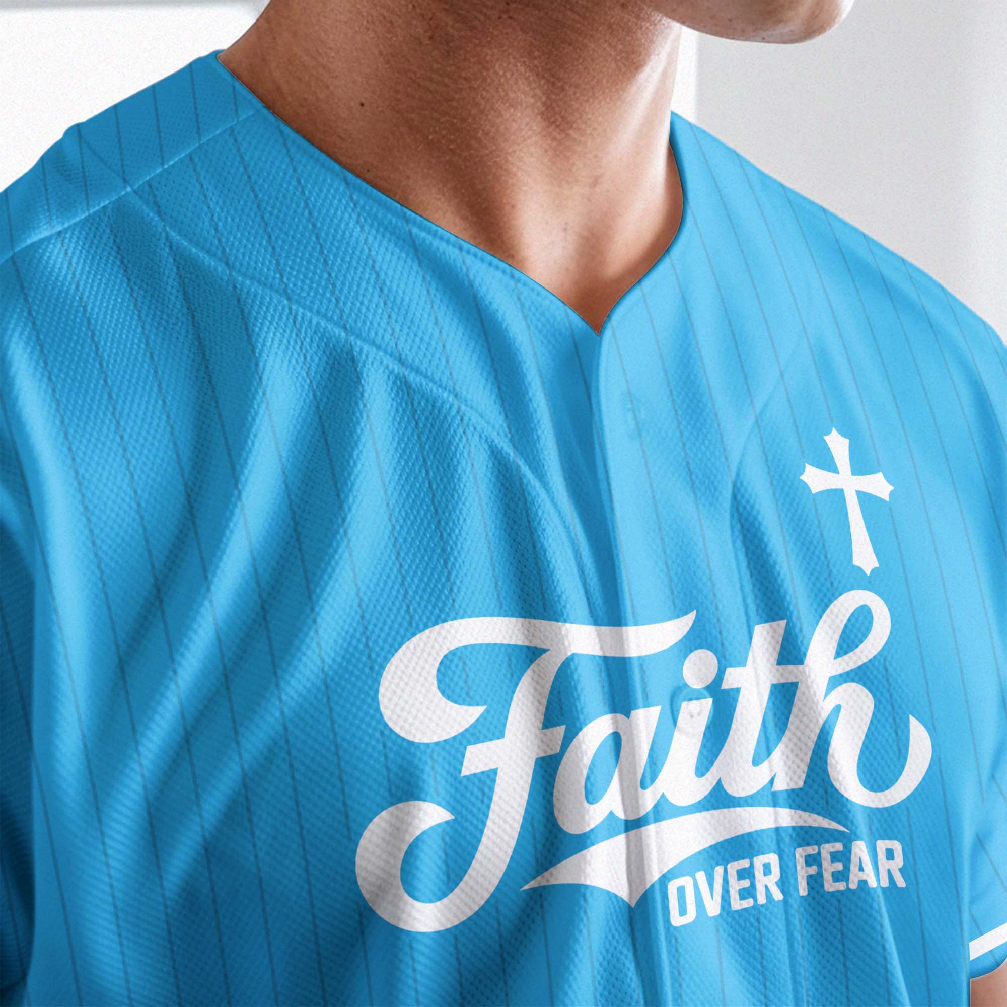 Faith Over Fear Baseball Jersey