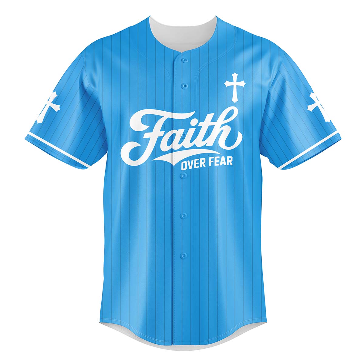 Faith Over Fear Baseball Jersey