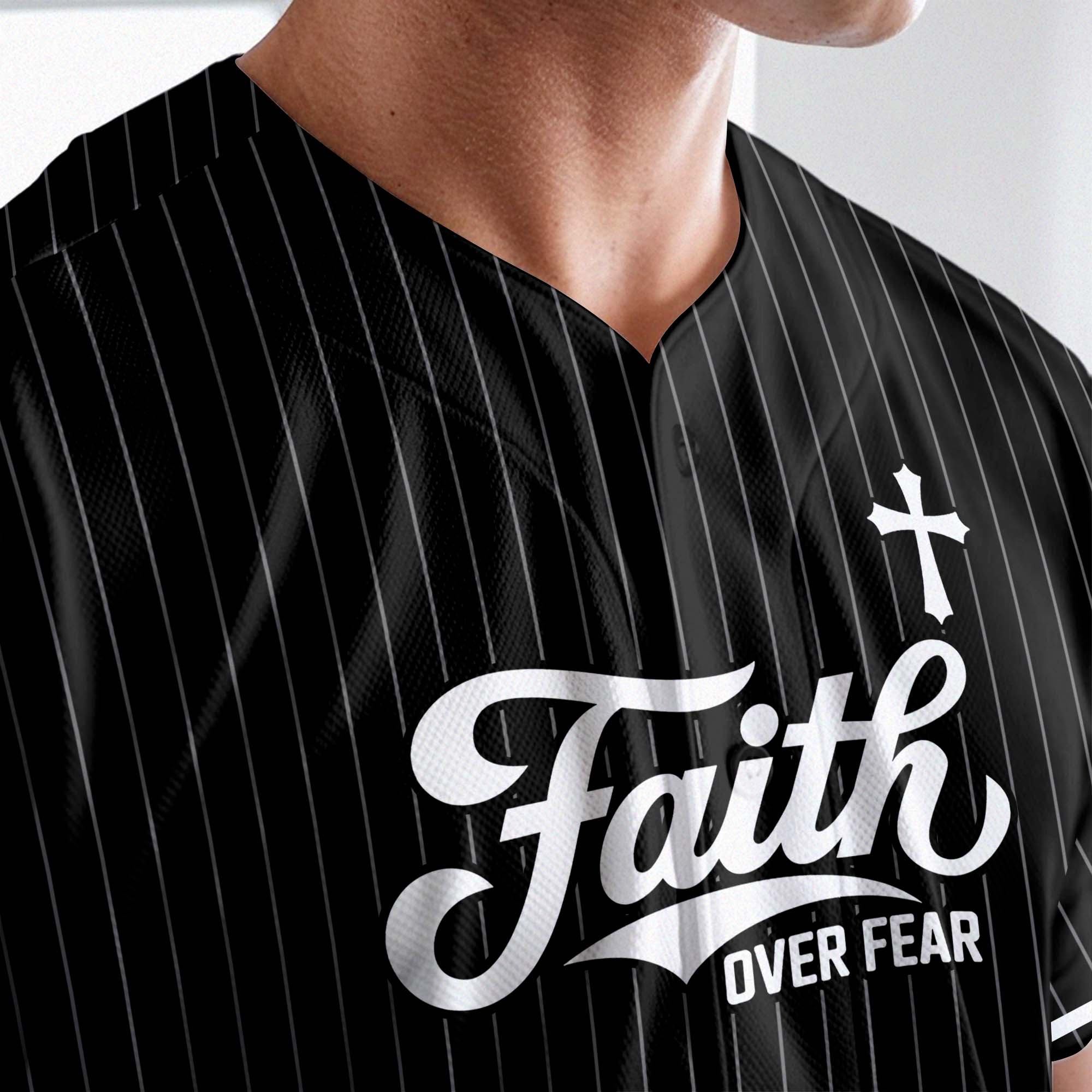 Faith Over Fear Baseball Jersey