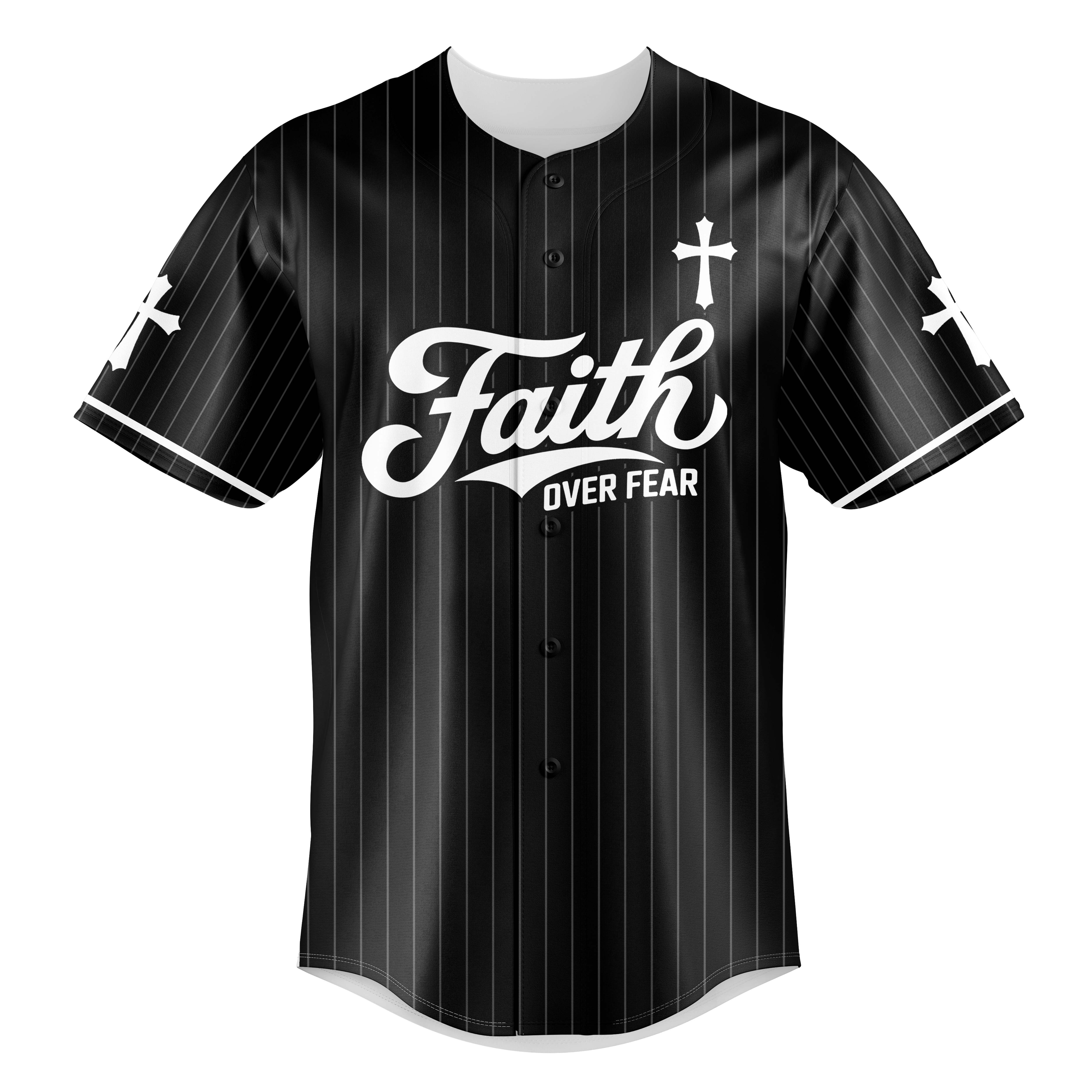 Faith Over Fear Baseball Jersey