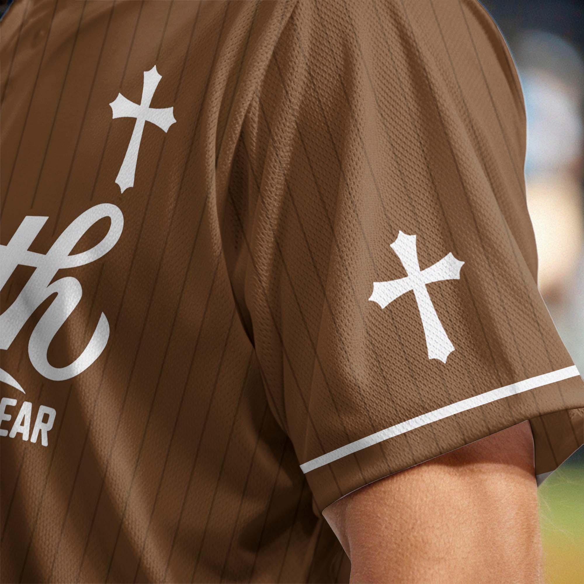 Faith Over Fear Baseball Jersey