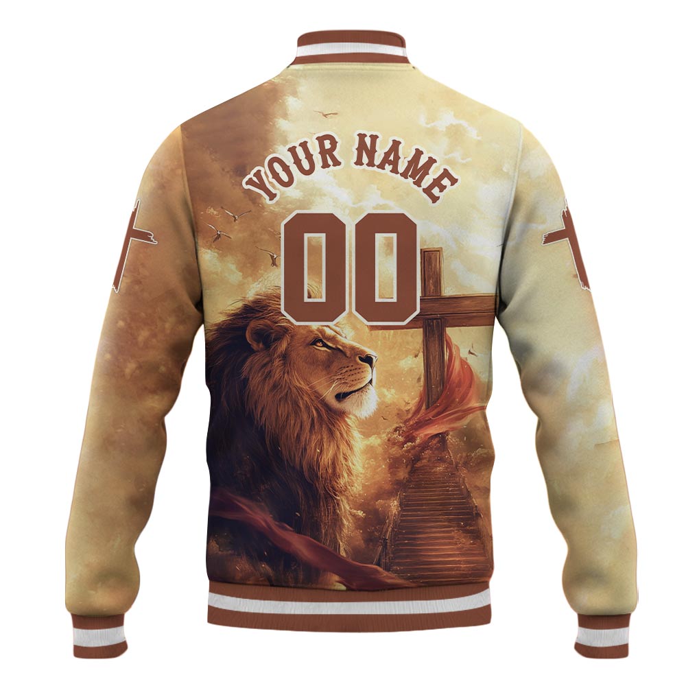 Be Strong and Courageous Baseball Jacket