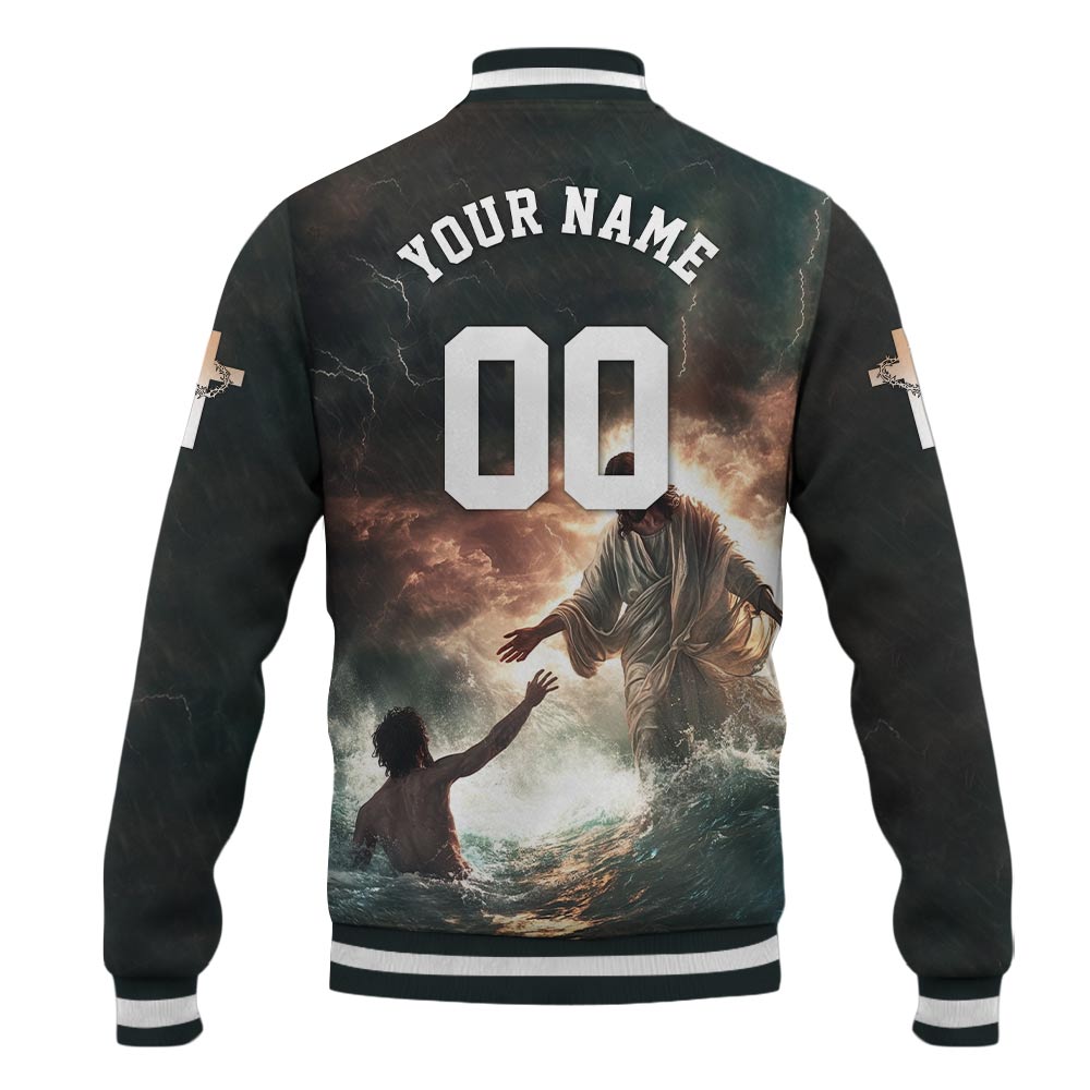 Jesus Save My Life Baseball Jacket