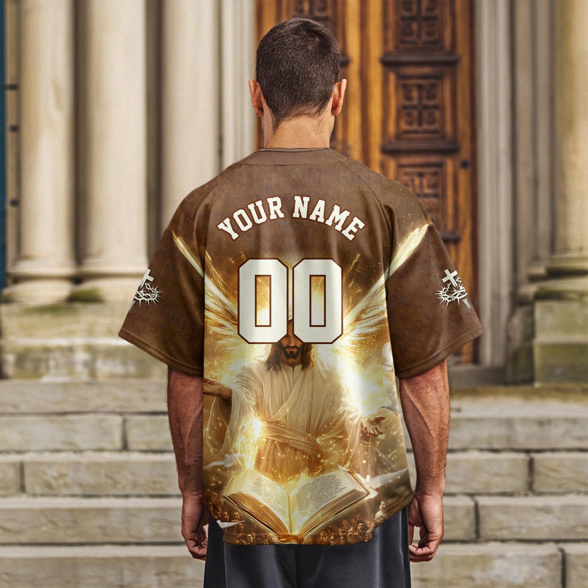 Jesus The Way, The Truth, The Life Baseball Jersey