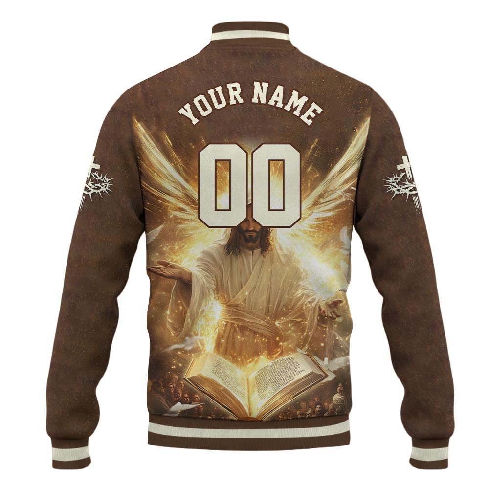 Jesus The Way, The Truth, The Life Baseball Jacket