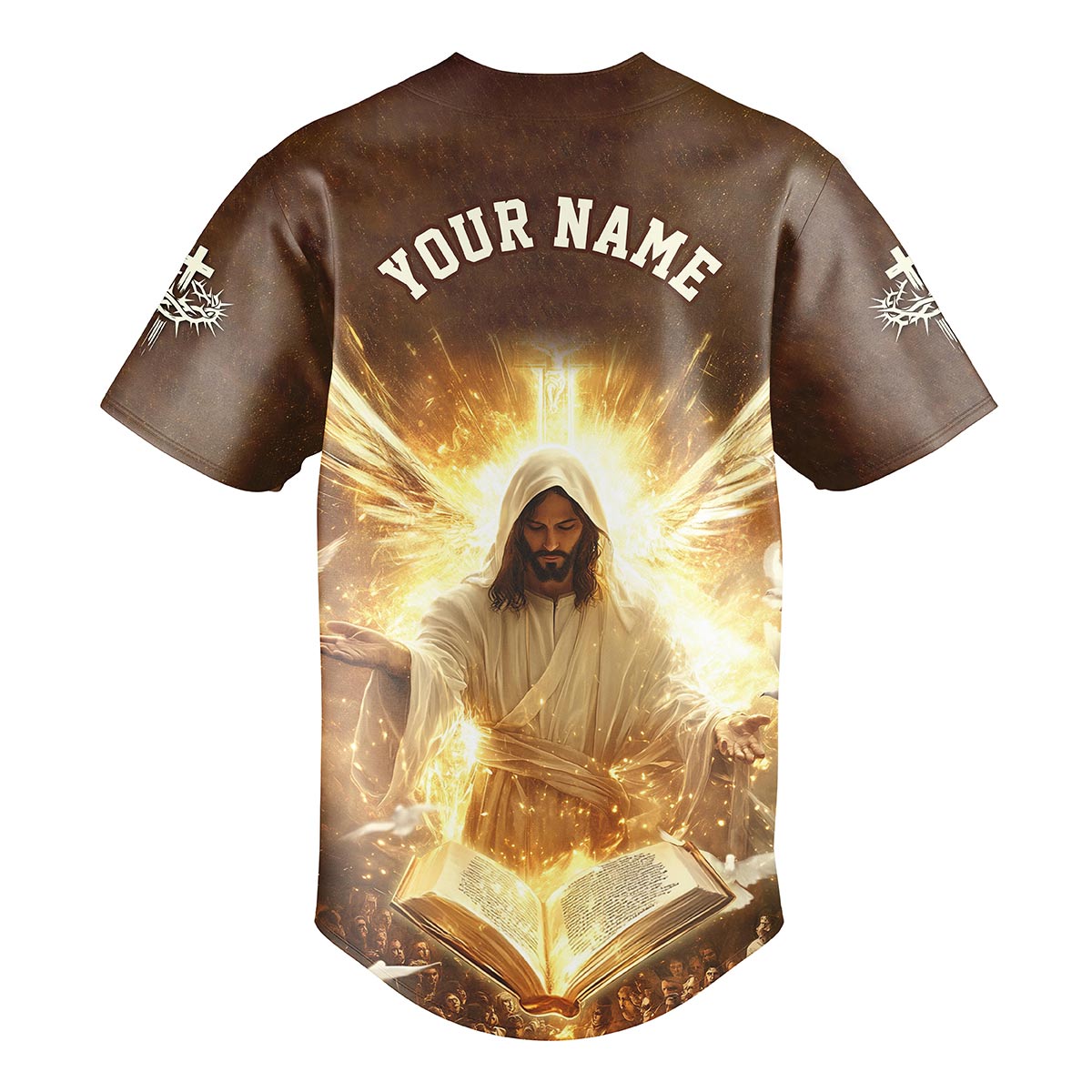 Jesus The Way, The Truth, The Life Custom Name Baseball Jersey
