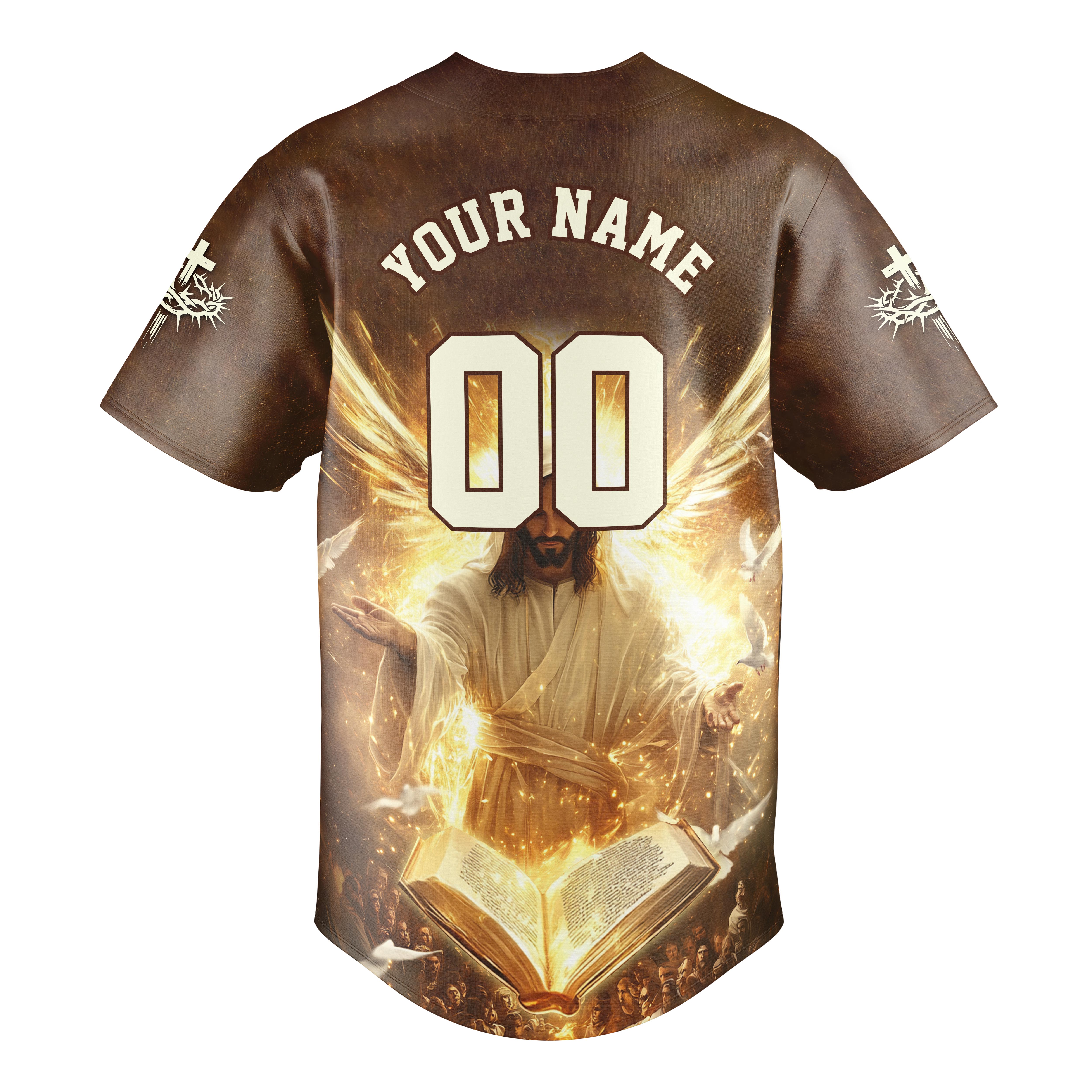 Jesus The Way, The Truth, The Life Baseball Jersey