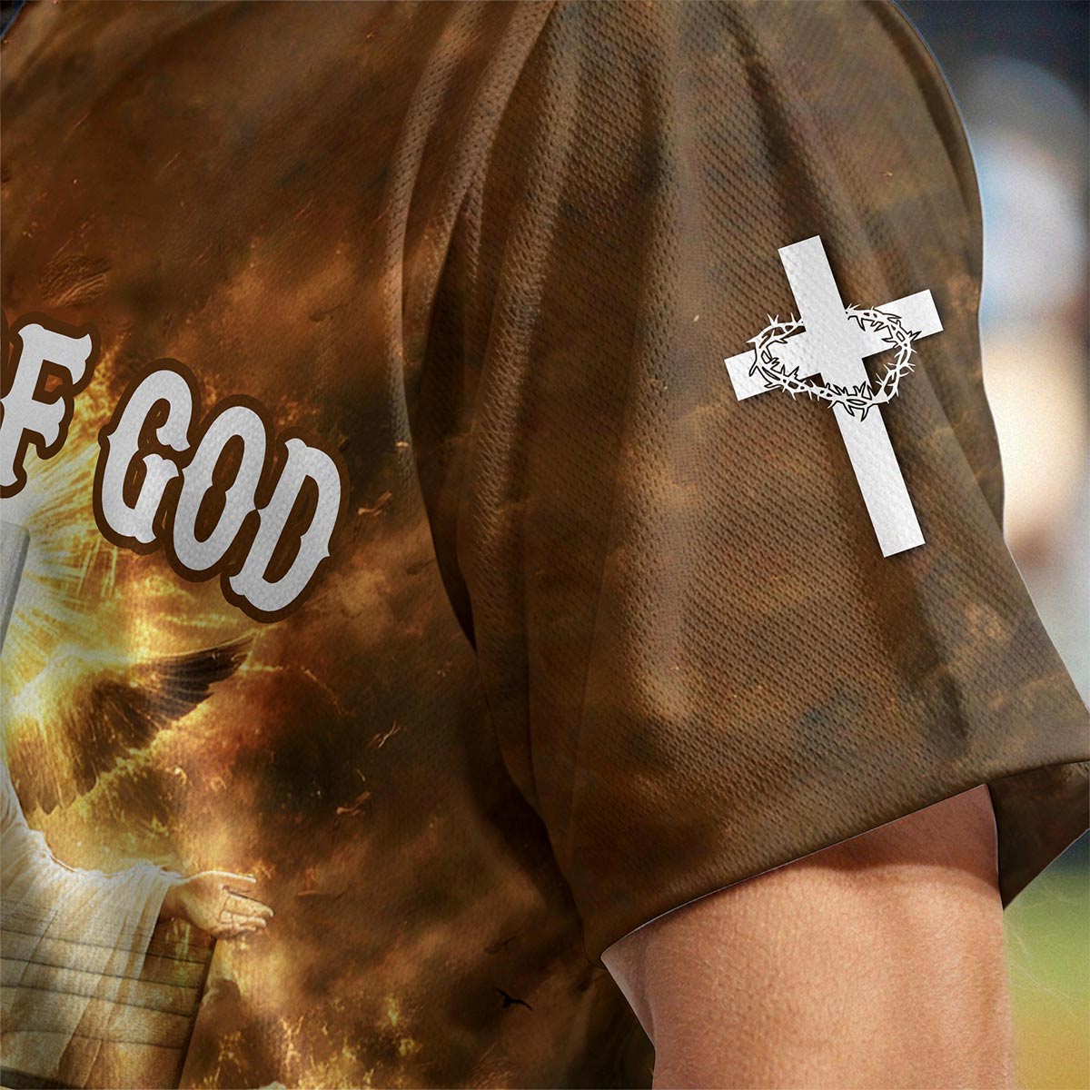 Man Of God Custom Name Baseball Jersey