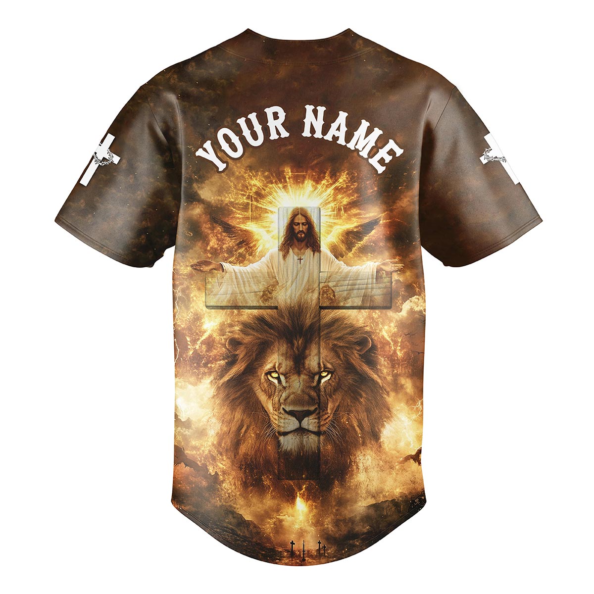 Man Of God Custom Name Baseball Jersey