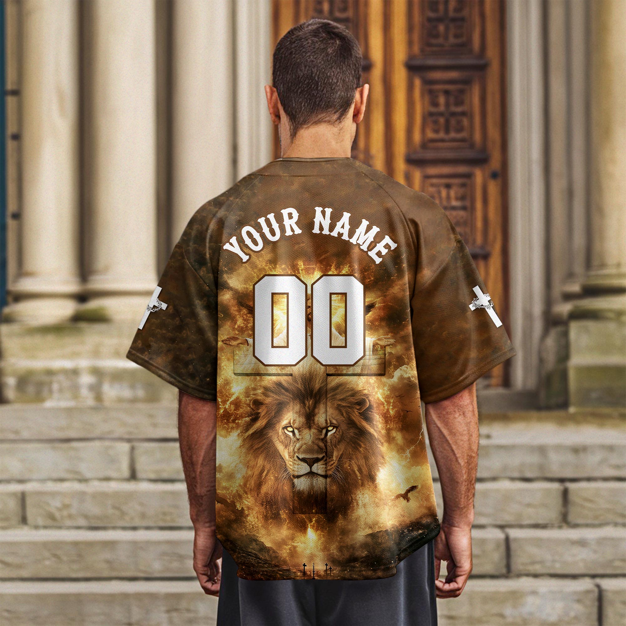Man Of God Baseball Jersey