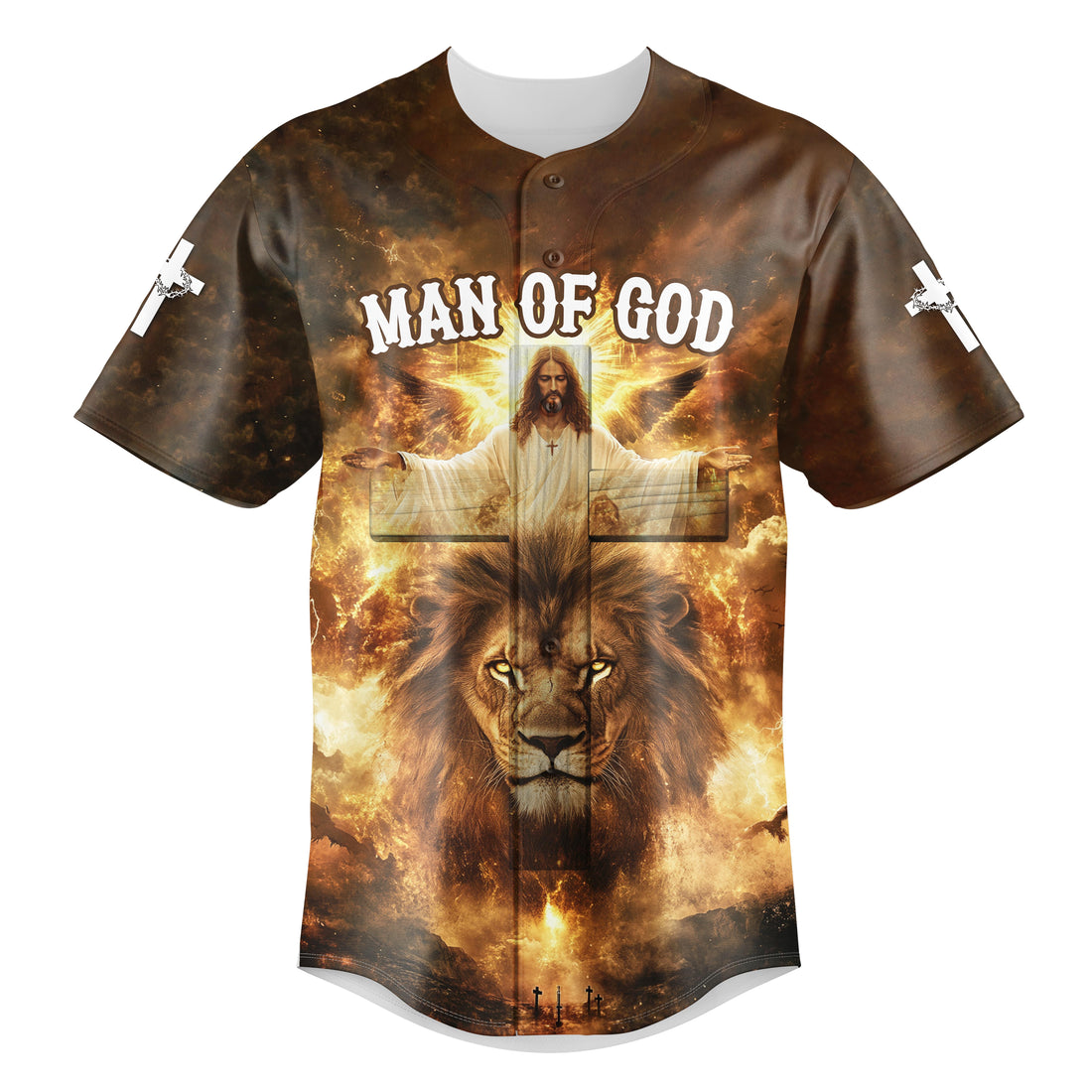 Man Of God Baseball Jersey