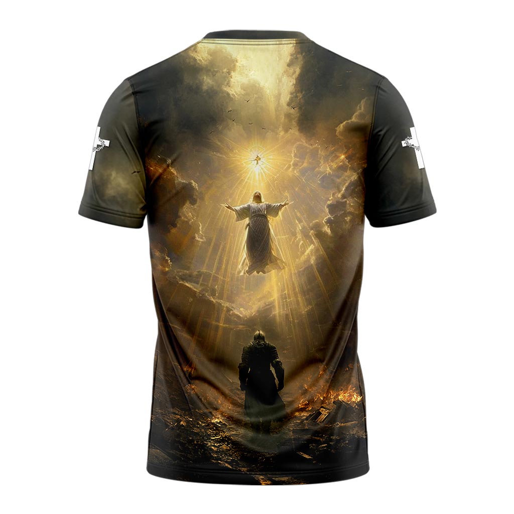 A Child Of God A Man Of Faith A Warrior Of Christ T-shirt