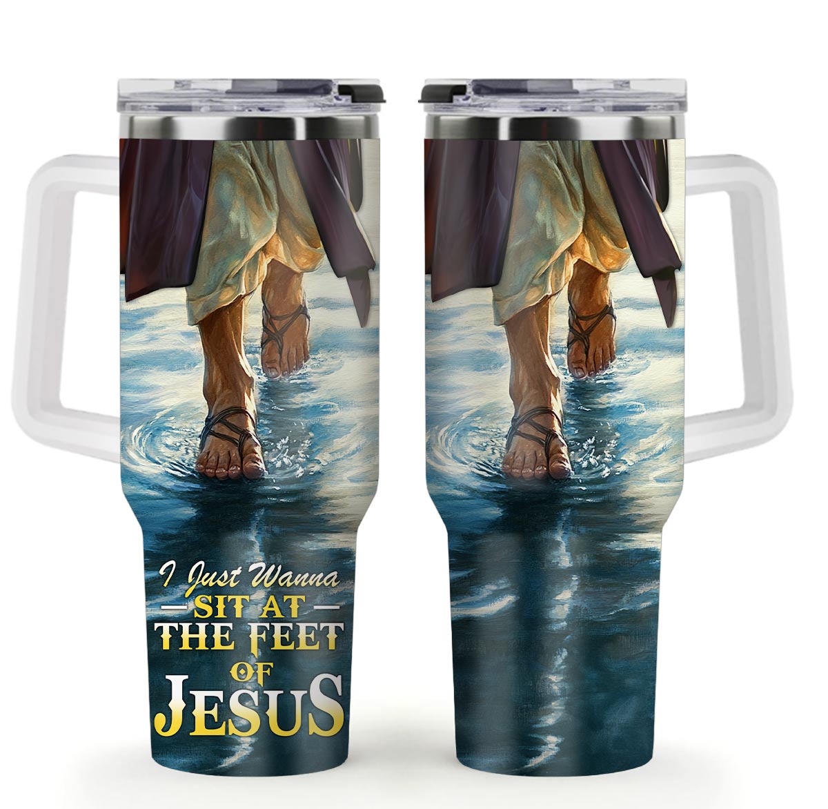 I Just Wanna Sit At The Feet Of Jesus Tumbler