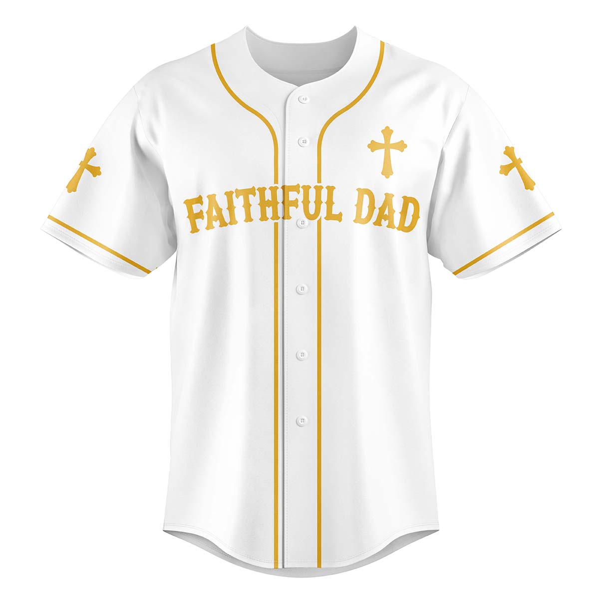 Faithful Dad Baseball Jersey