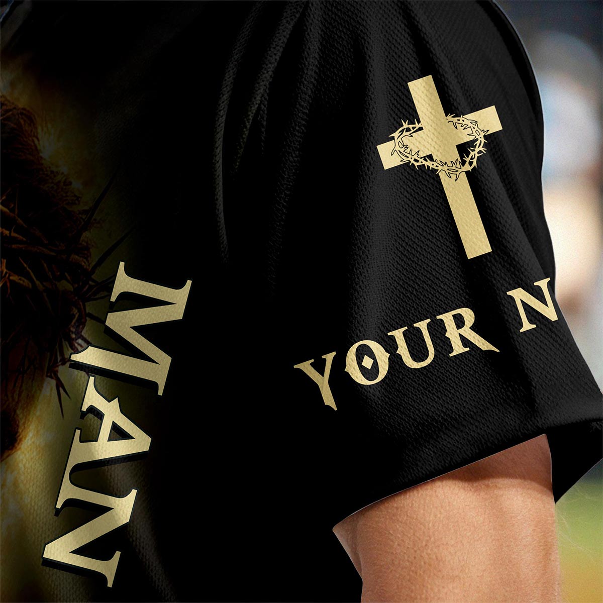 No Matter The Storm Lion Custom Name Baseball Jersey