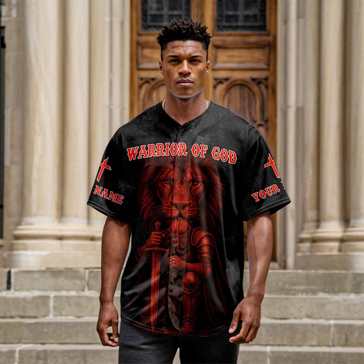 The Devil Saw Me With My Head Down Custom Name Baseball Jersey