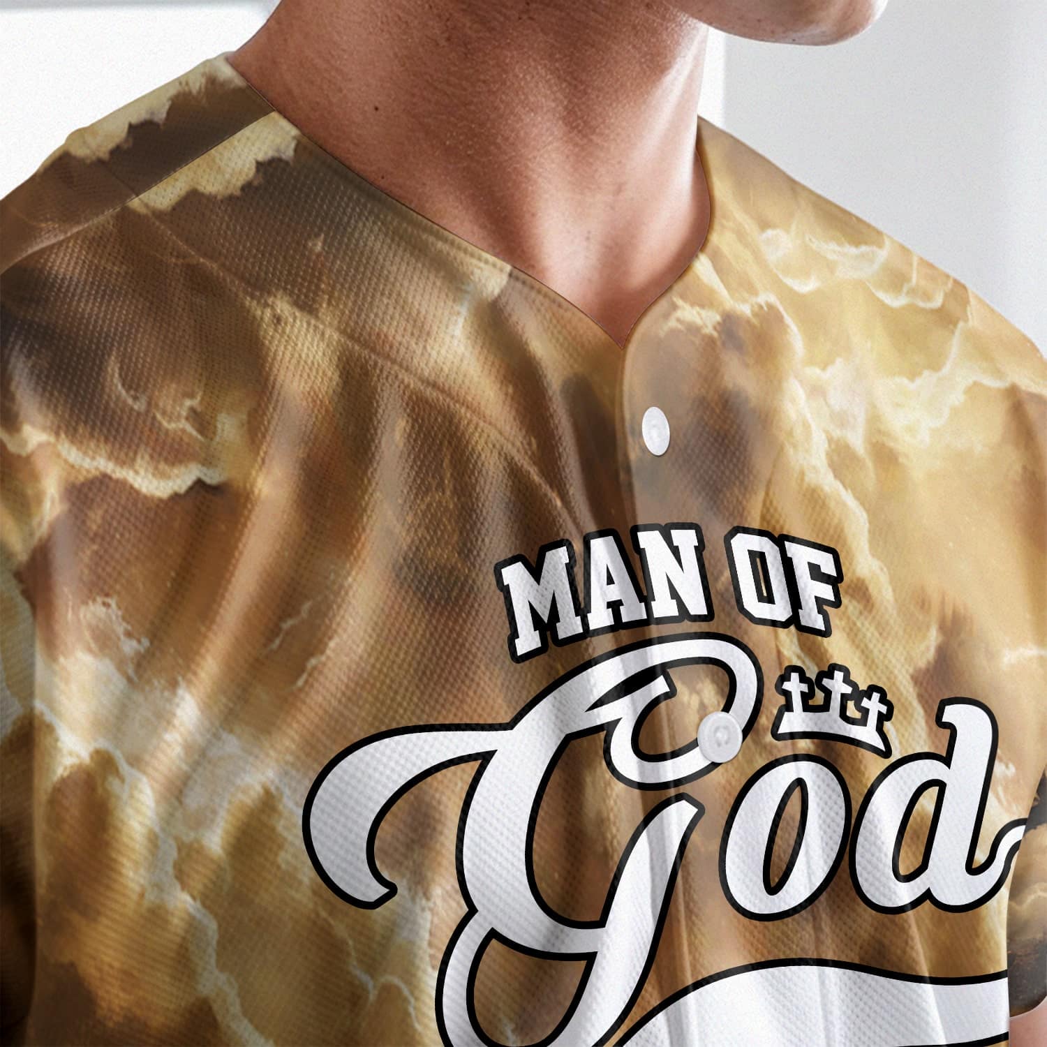 Man of God – Lion’s Courage Baseball Jersey