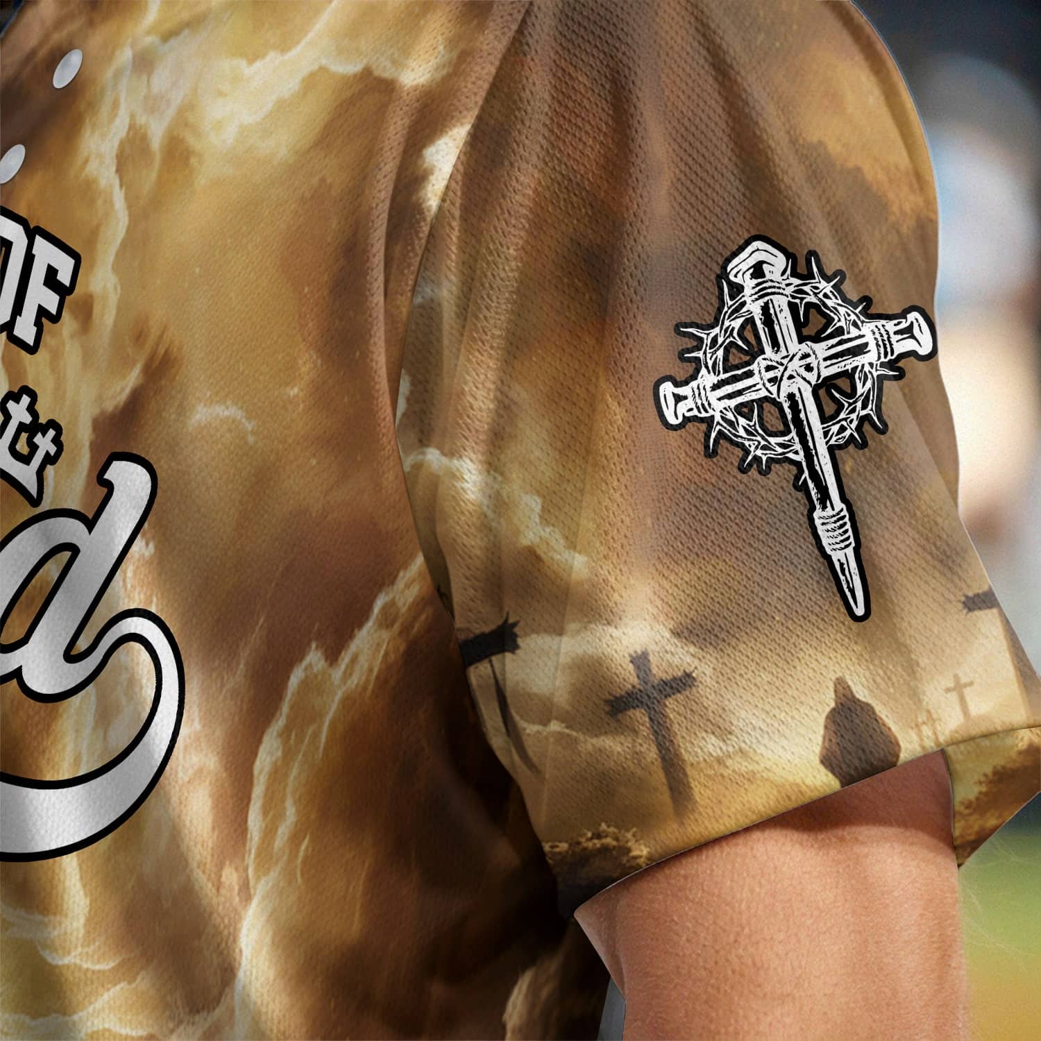 Man of God – Lion’s Courage Baseball Jersey