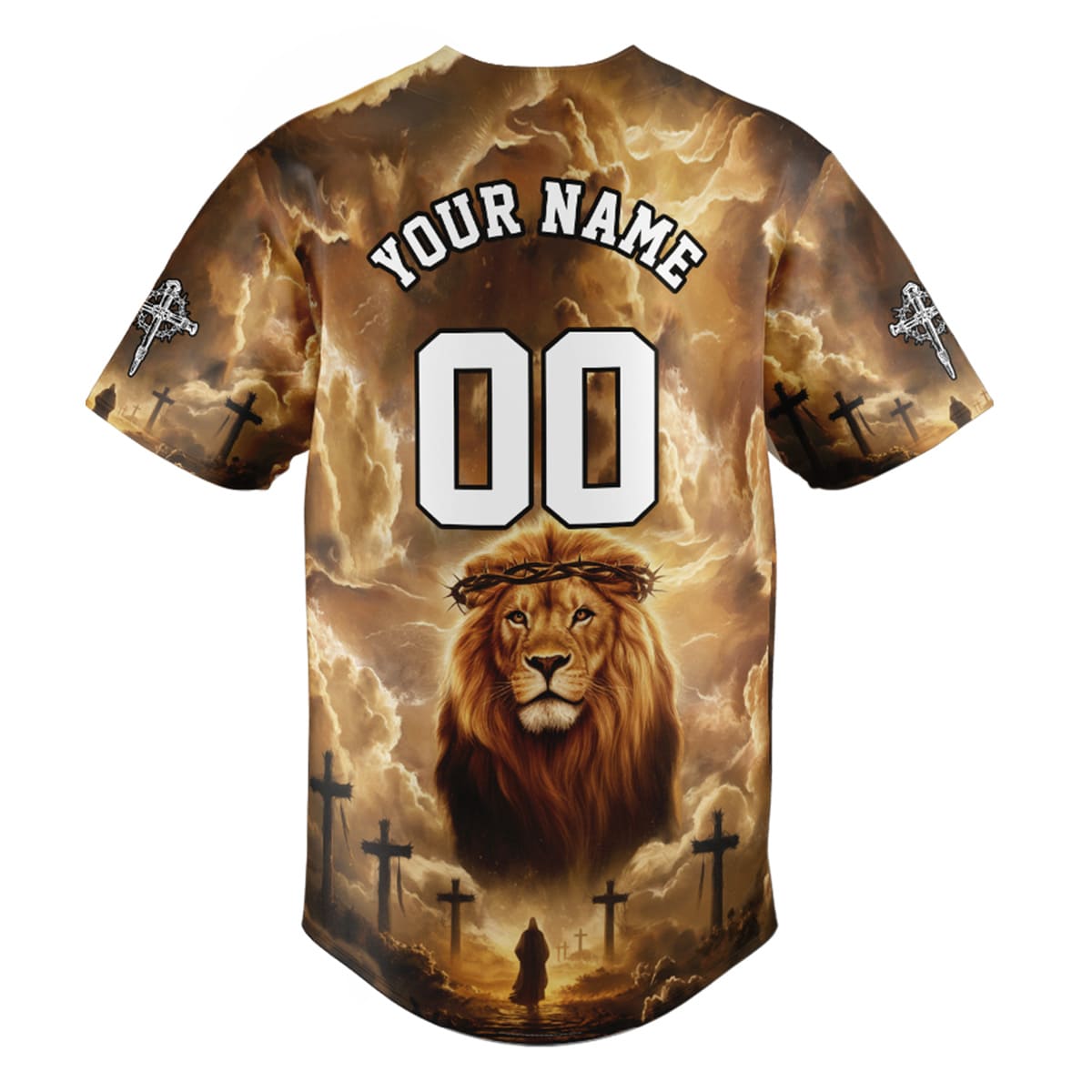 Man of God – Lion’s Courage Baseball Jersey