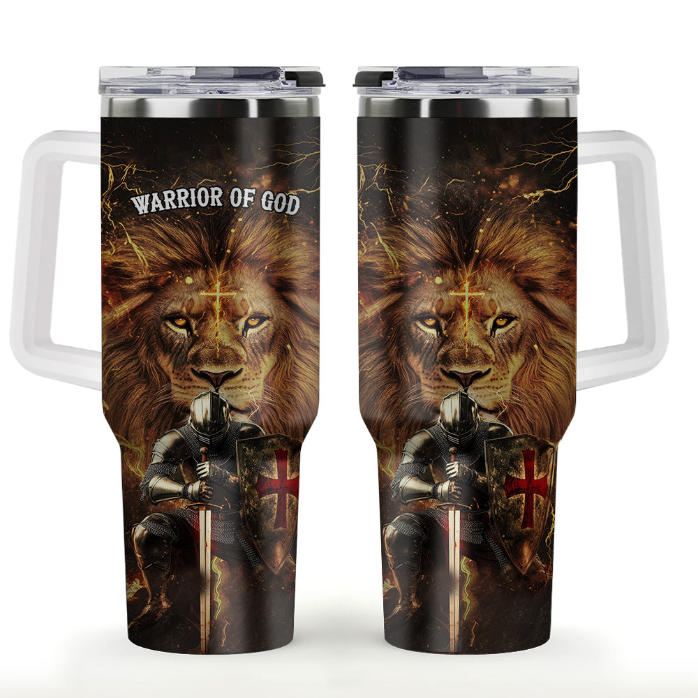 Warrior Of God Divine Crusader Tumbler