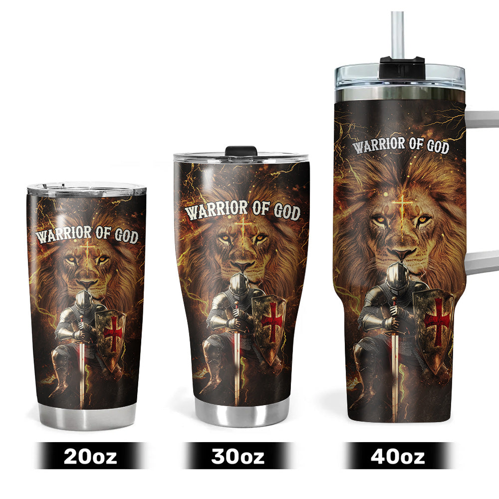 Warrior Of God Divine Crusader Tumbler