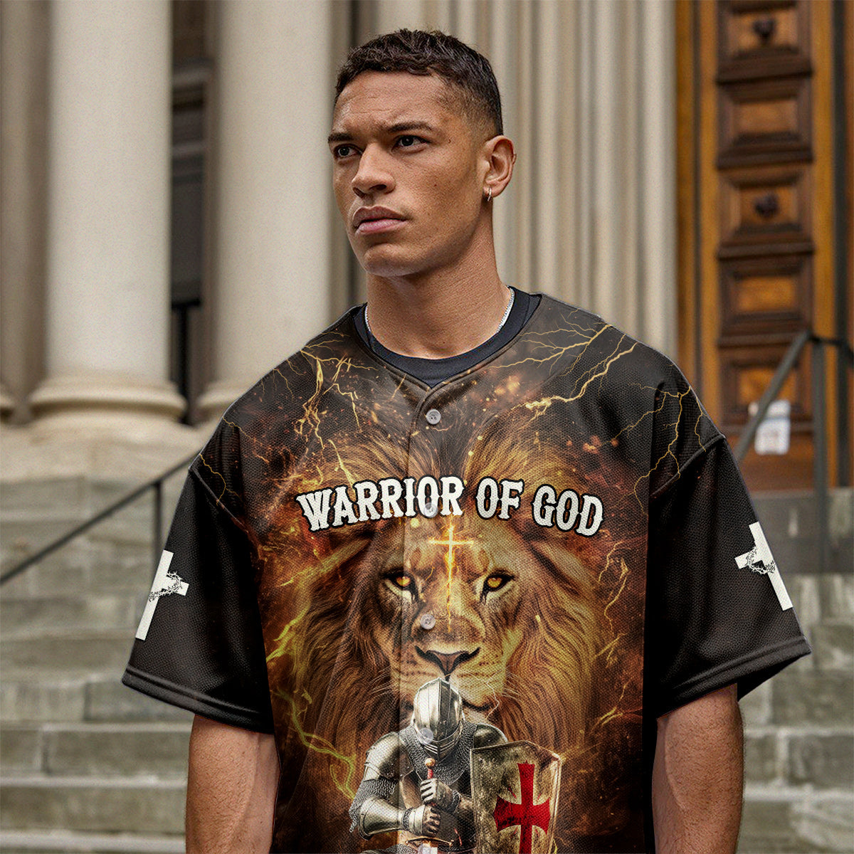 Warrior Of God Divine Crusader Baseball Jersey