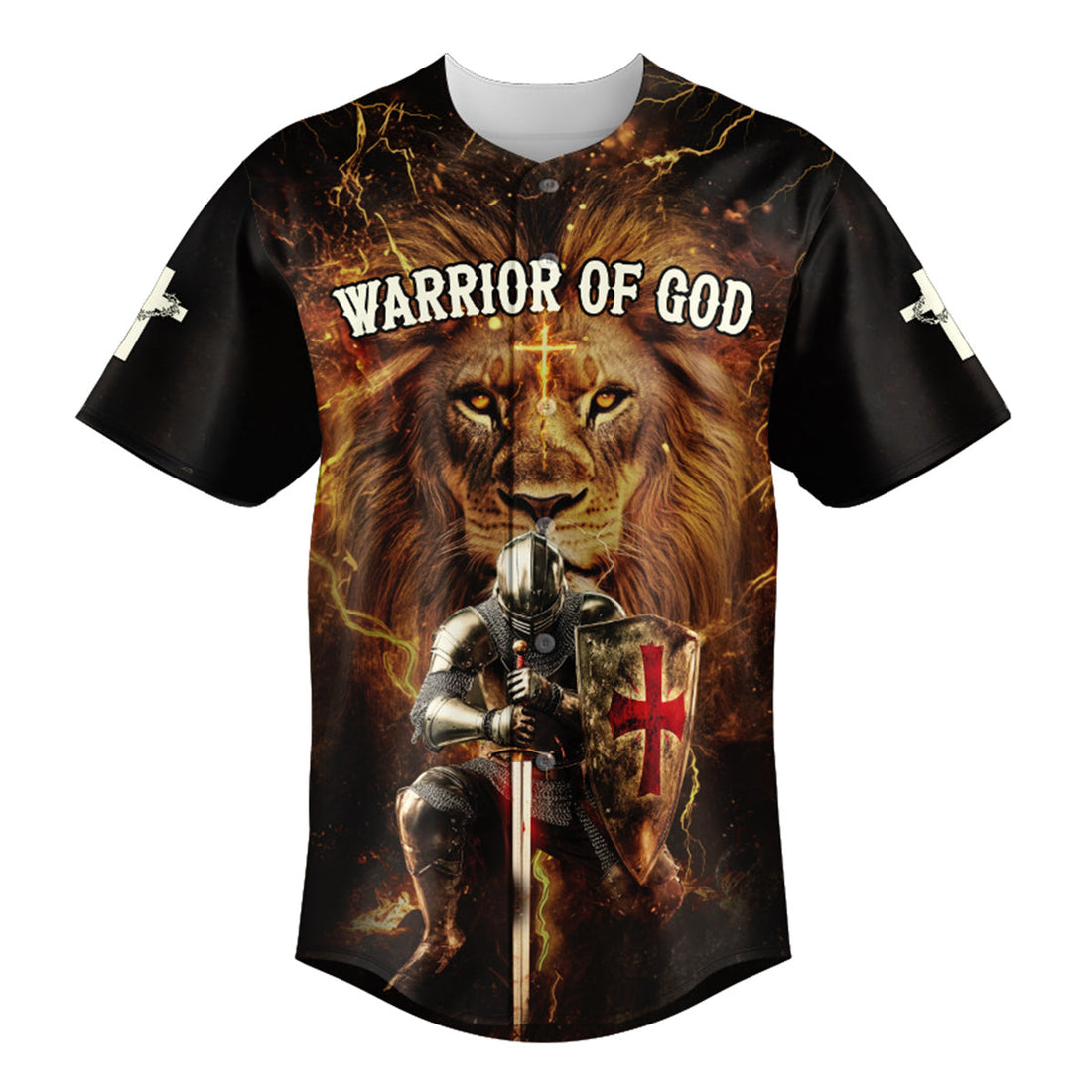 Warrior Of God Divine Crusader Baseball Jersey