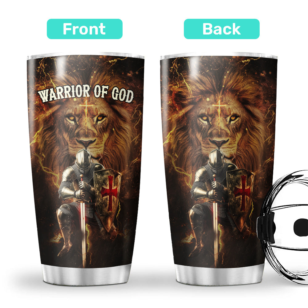 Warrior Of God Divine Crusader Tumbler