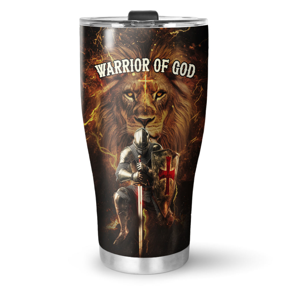 Warrior Of God Divine Crusader Tumbler