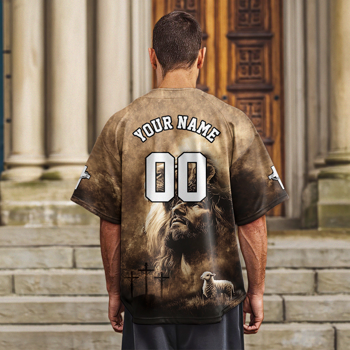 Jesus He Is Risen Baseball Jersey