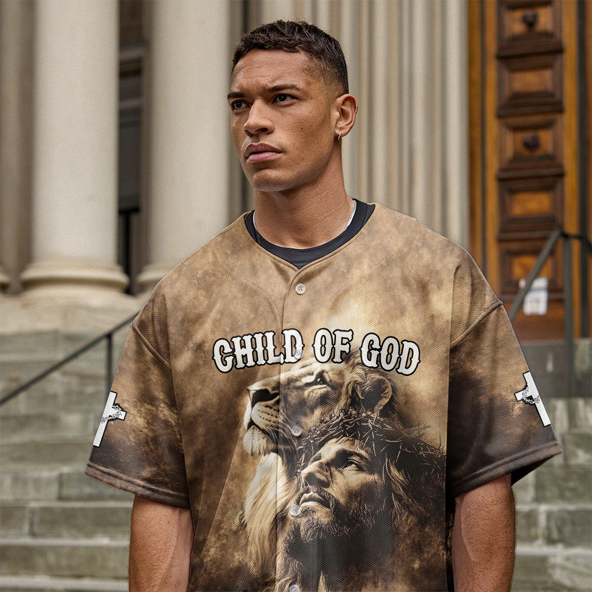 Jesus He Is Risen Baseball Jersey