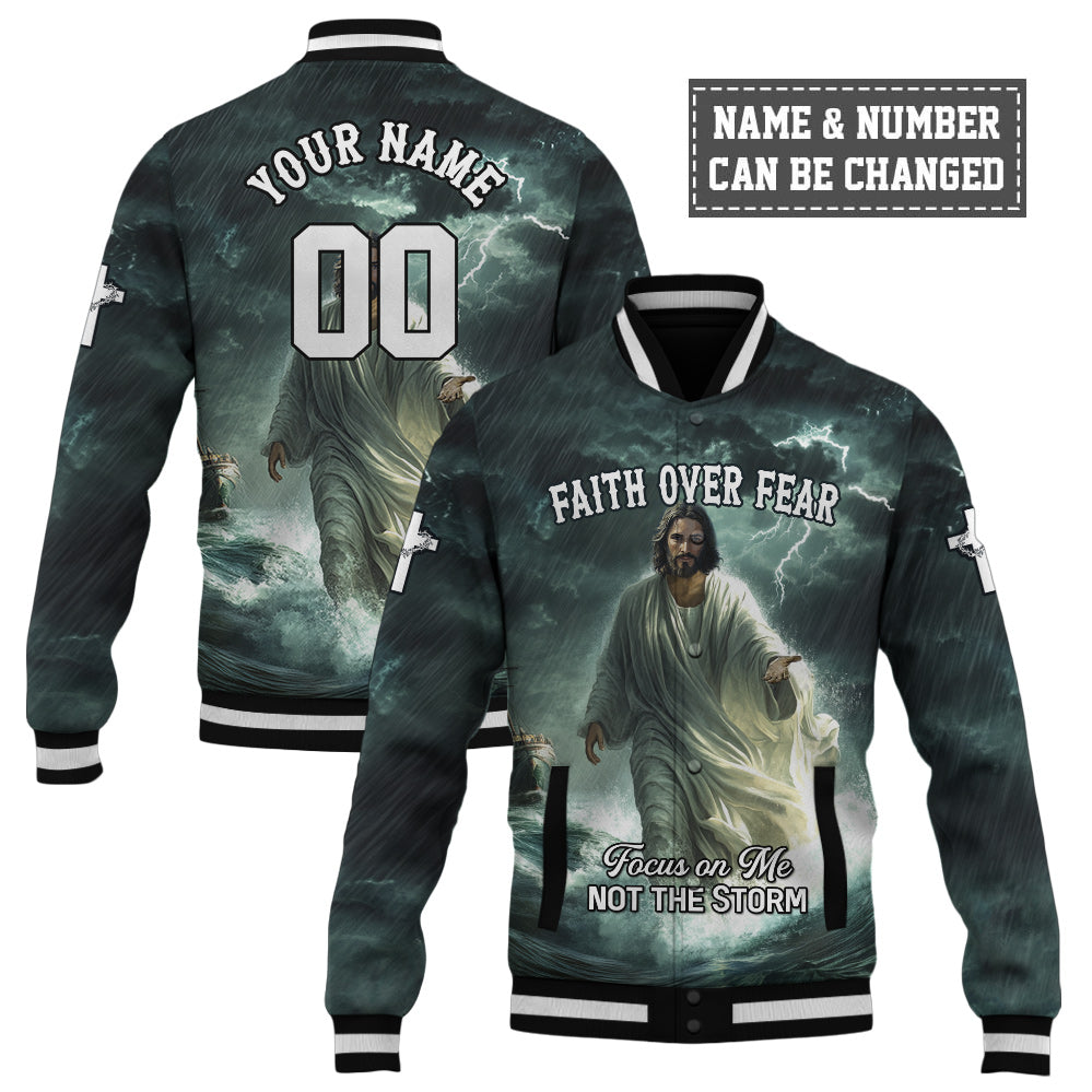 Focus on me not the Storm Baseball Jacket
