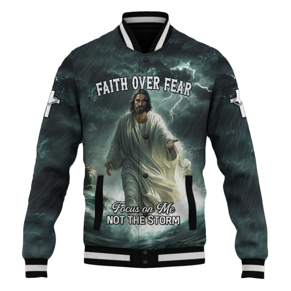 Focus on me not the Storm Baseball Jacket