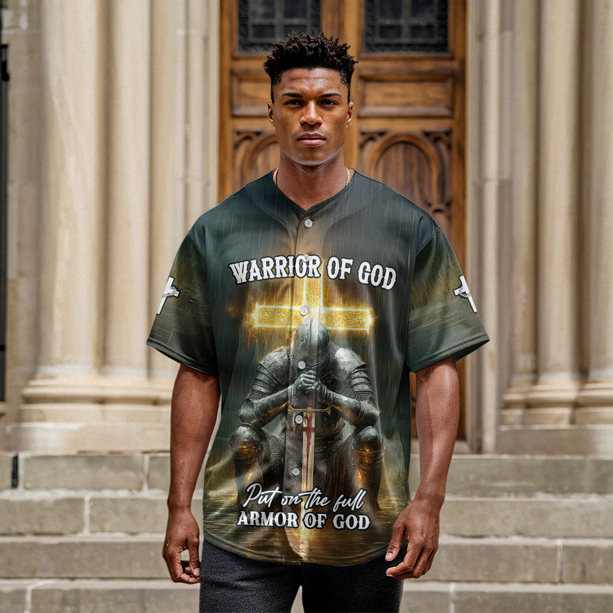 Put on the Full Armor of God Baseball Jersey
