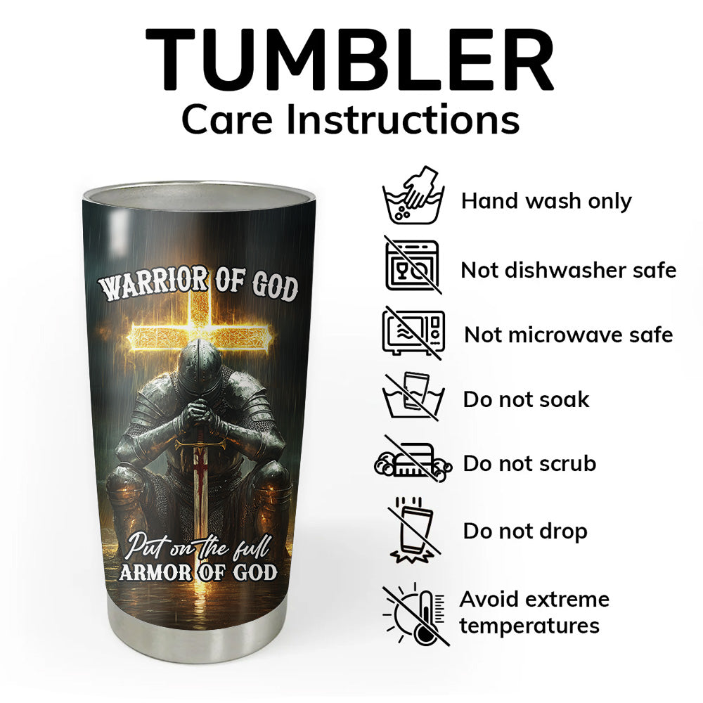 Put on the Full Armor of God Tumbler