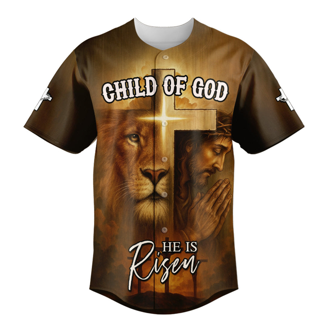 Child Of God He is risen Baseball Jersey