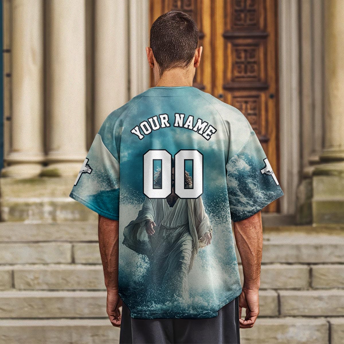 I will Walk by faith even when I cannot see Baseball Jersey
