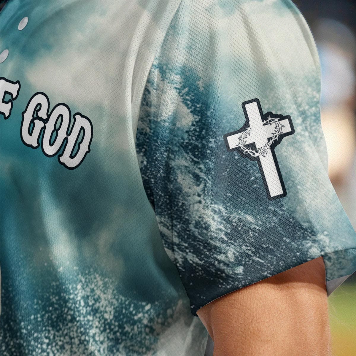 I will Walk by faith even when I cannot see Baseball Jersey