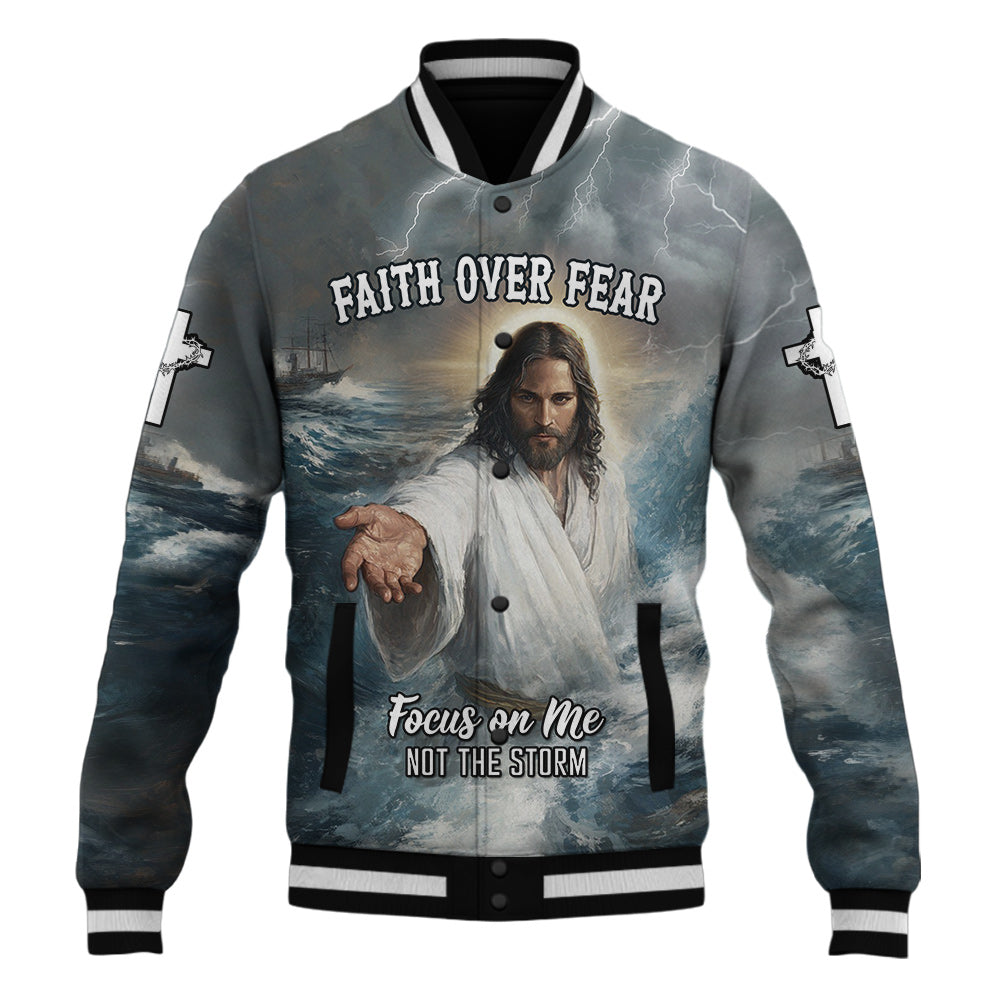 Focus on me not the Storm Baseball Jacket