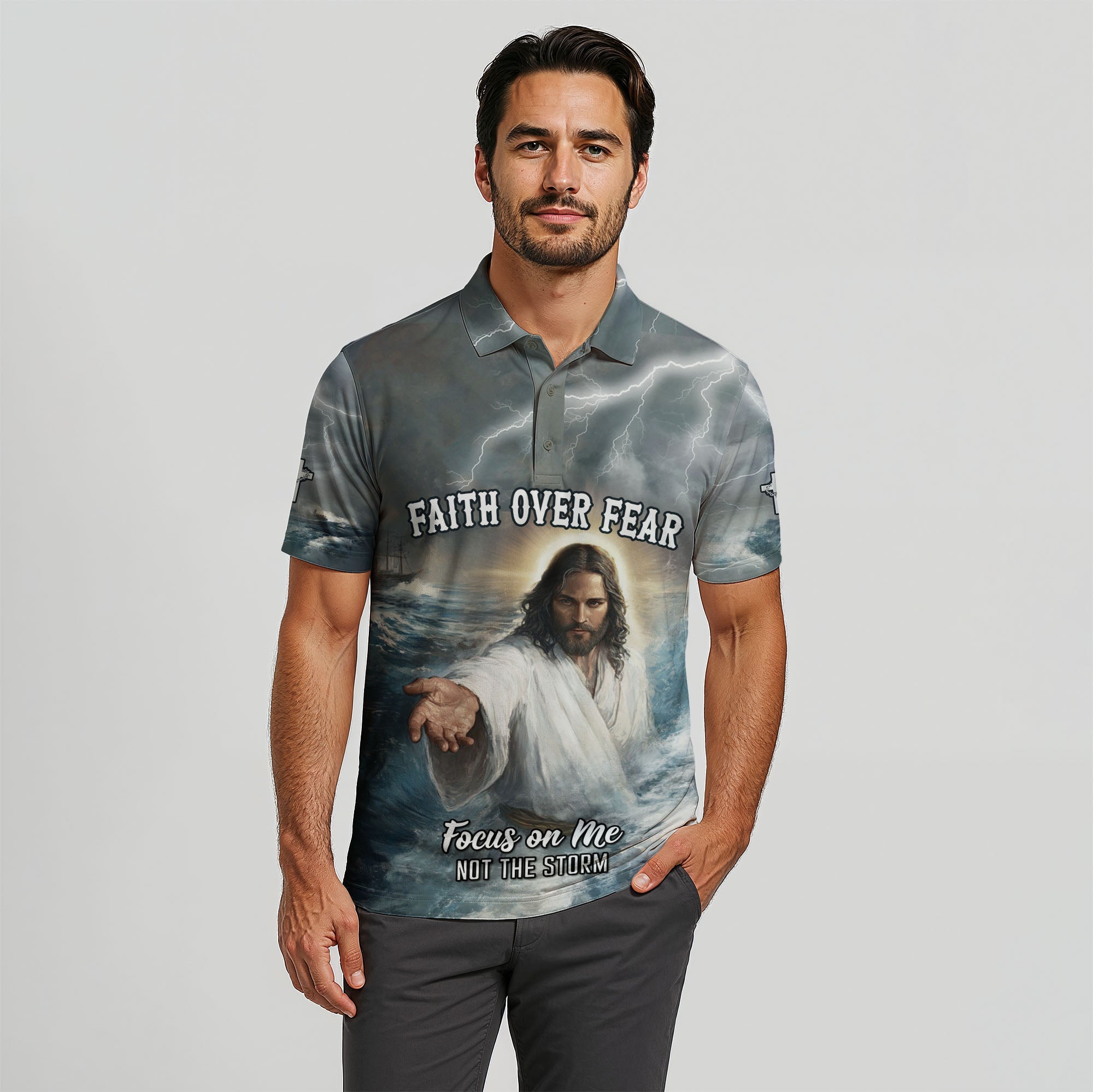 Faith Over Fear Jesus Polo