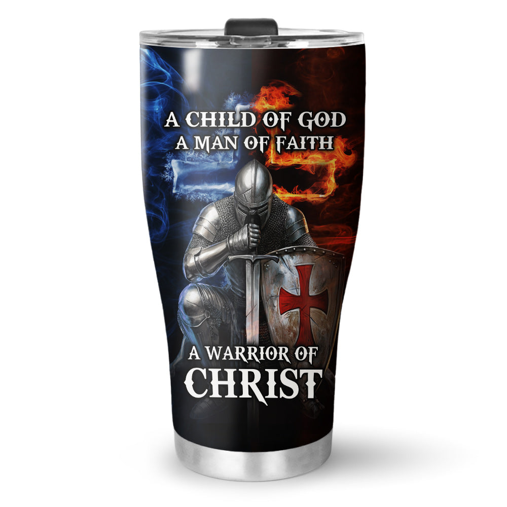A Child of God A man of Faith Tumbler